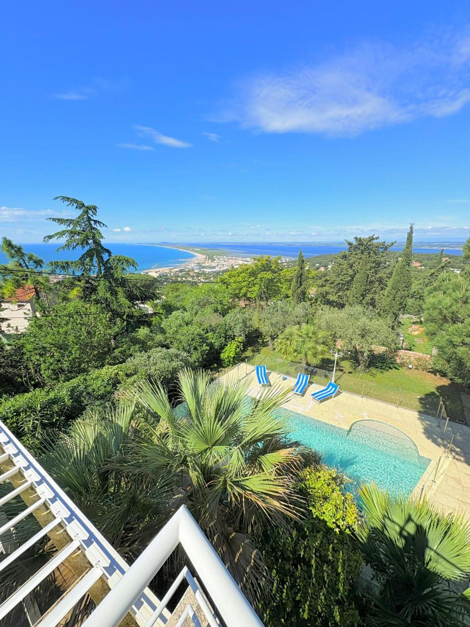Atlantide - Somptueuse Villa Classee 4 Etoiles - Saint-Clair - Vue Exceptionnelle - Piscine Sète Eksteriør bilde